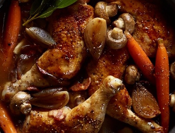 Coq au Vin – French Comfort Food- A Rich and Historical Culinary&nbsp;Masterpiece!!