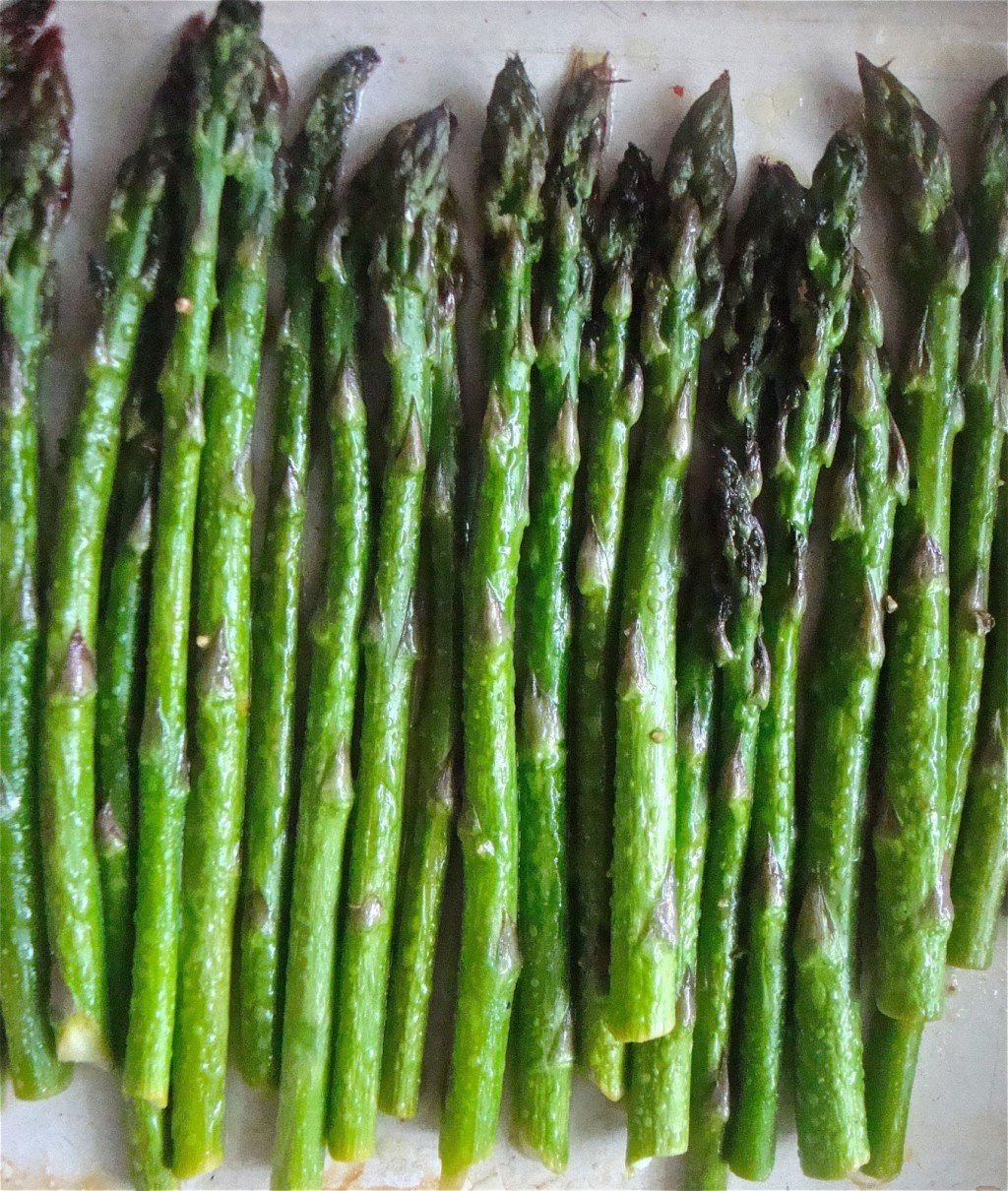 Spring has Sprung in California! Try my Recipe for Oven Roasted Asparagus with Garlic Lemon & Crunchy Toasted&nbsp;Almonds