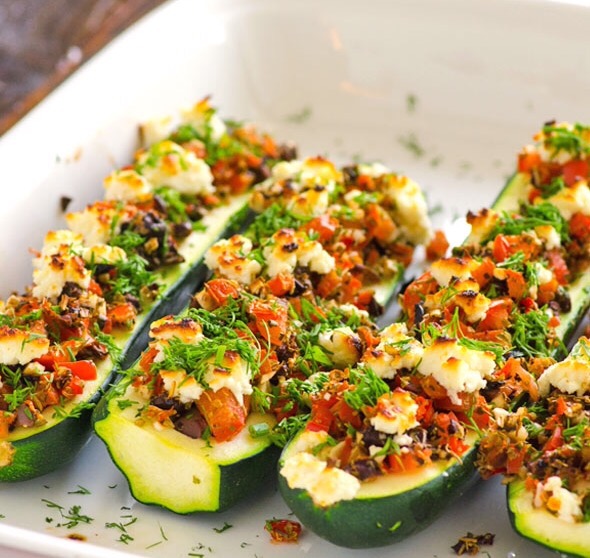 Spicy Turkey Zucchini Boats! Like a Taco without a Shell. Whatever Floats Your Boat, Right? 