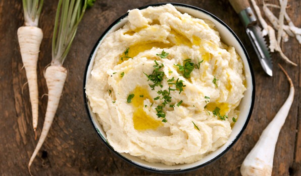 Luscious Parsnip Purée with Truffle Oil ! 