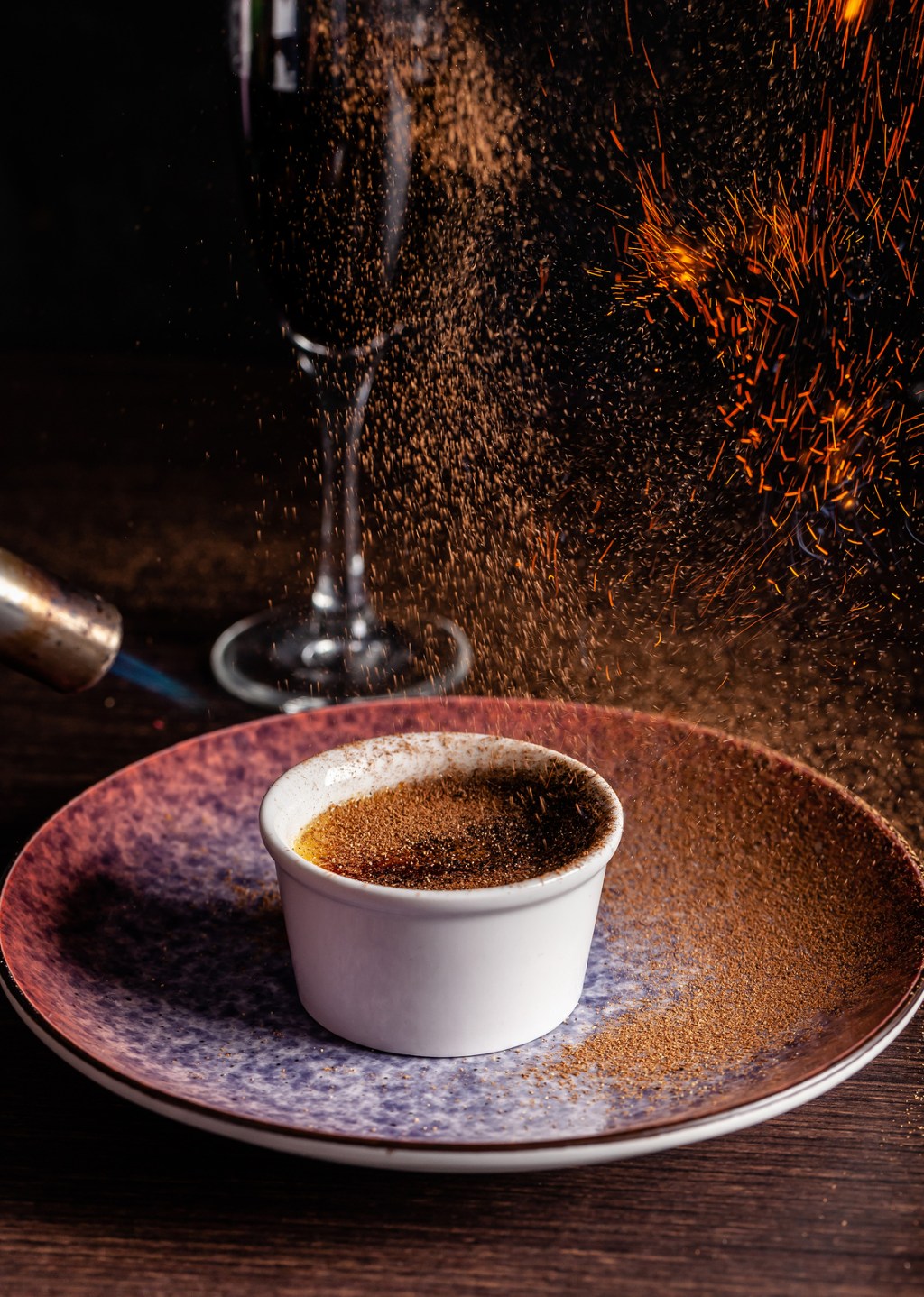 Butternut Squash and Candy Cap Mushroom&nbsp;Brûlée